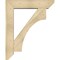 Ekena Millwork Westlake Slat Rough Sawn Bracket w/ Offset Brace, Douglas Fir, 8"W x 36"D x 44"H BKT0806X36X44WTL06RDF - alternate 3